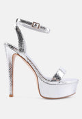 Queen Bee Rhinestone Heeled Sandals-5