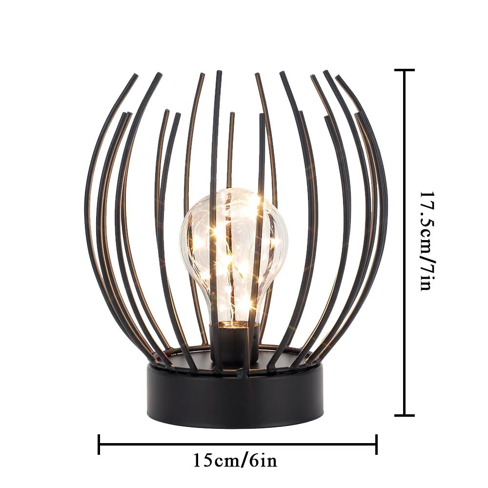 7" Tall Battery powered table lamp-2