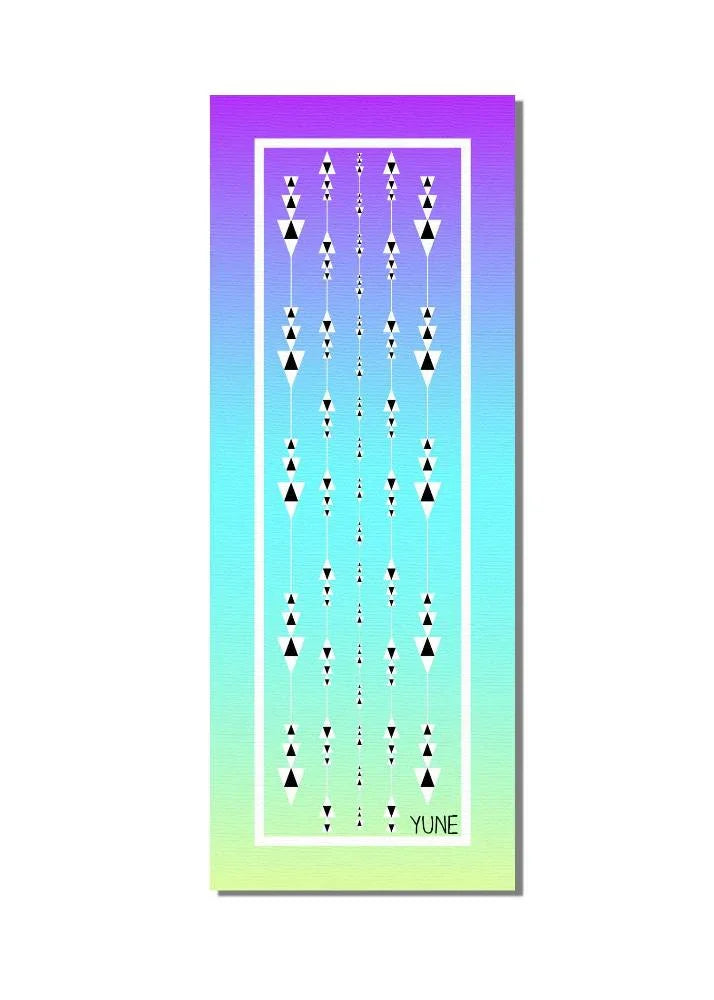 Yoga Mat | 6mm Thick | Rainbow | Non-Slip | Eco Friendly | Yune Yoga | Cordelia-0