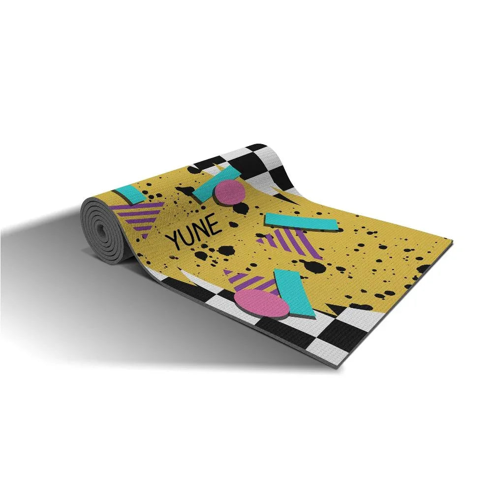 Radical Yoga Mat – 6mm Non-Slip, Eco-Friendly & Vibrant Yellow Design | Yune Yoga-1