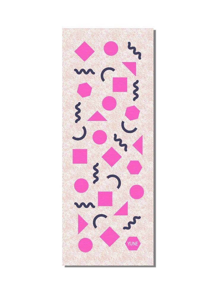 Yoga Mat | 6mm Thick | Pink | Non-Slip | Eco Friendly | Yune Yoga | Titania-0