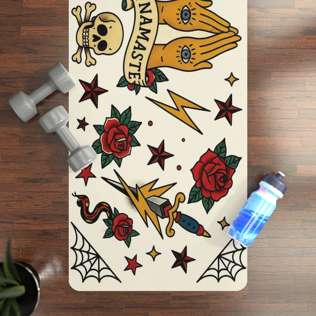 Ink & Om — Tattoo Omens Non-Slip Yoga Mat (3mm)-4