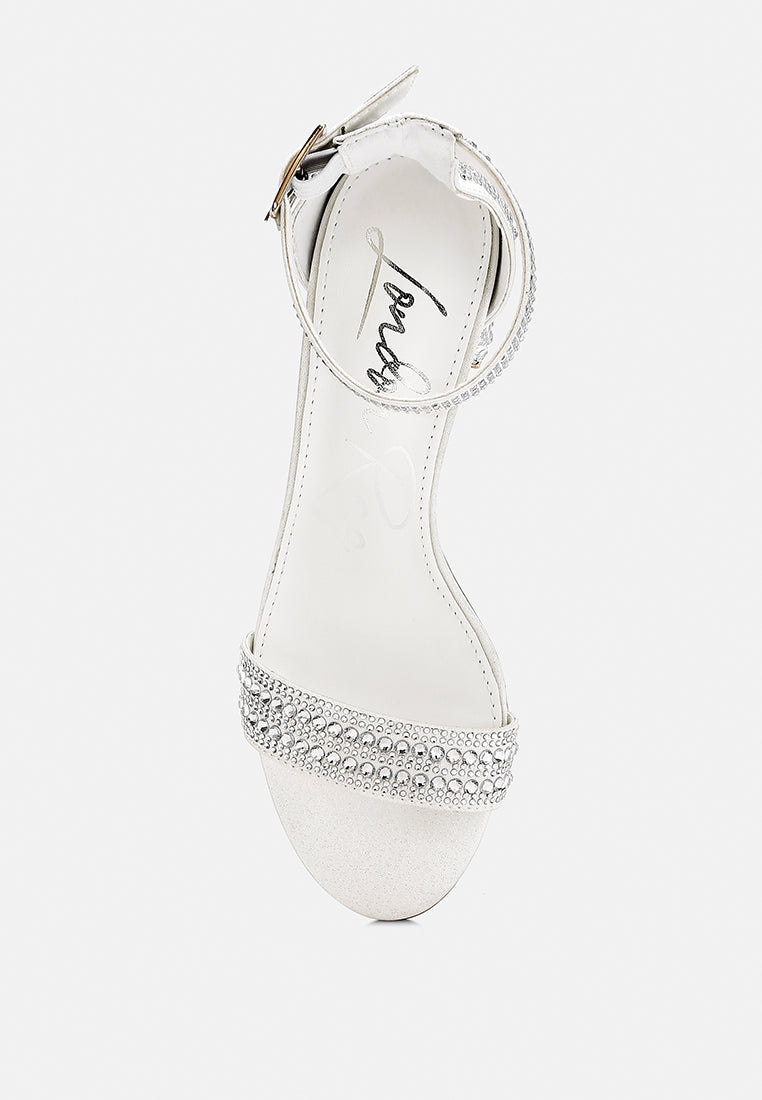 Twerky Rhinestones Embellished Block Sandals-3