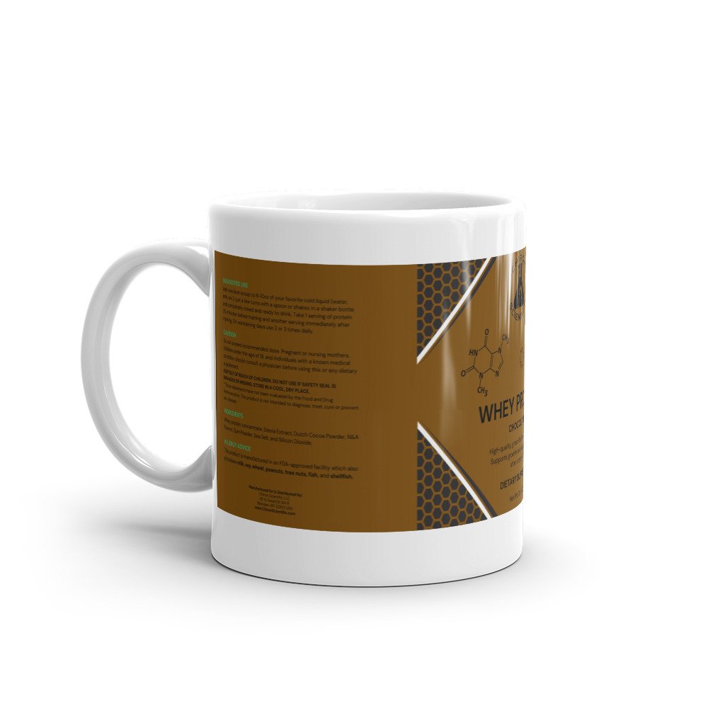 Mug (11oz): Chocolate Whey Protein-1