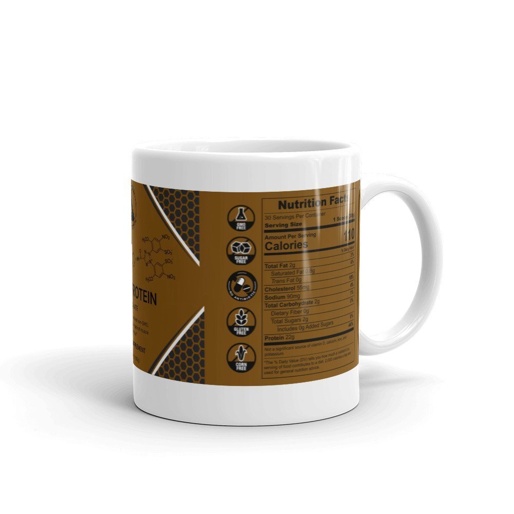 Mug (11oz): Chocolate Whey Protein-0