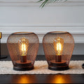 6.7" Tall Battery Powered Outdoor Table Lamp (Set of 2)-0