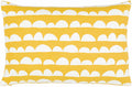 Zuni Yellow Scallop Pattern Throw Pillow - Clearance-3